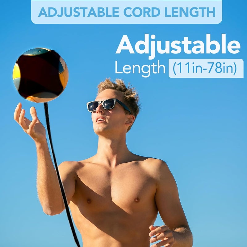 Inscool Volleyball Training Equipment Aid - Level Up Your Skills with Solo Practice, Realistic Repetitions & Adjustable Design - Perfect for Volleyball Players of All Levels & Genders - Image 3